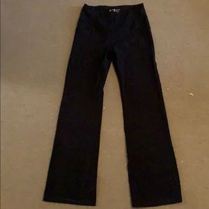 Heathyoga Black flared leggings size small